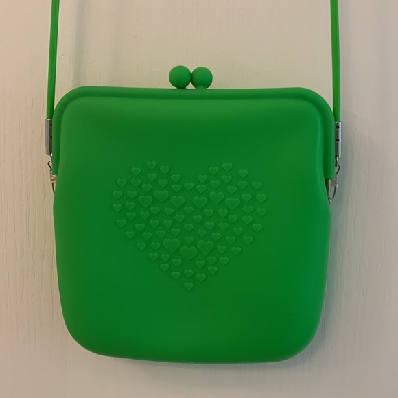 Green Silicon Rubber Crossbody / Clutch - Picture 14 of 16